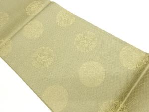 華紋に古典柄模様織出し袋帯